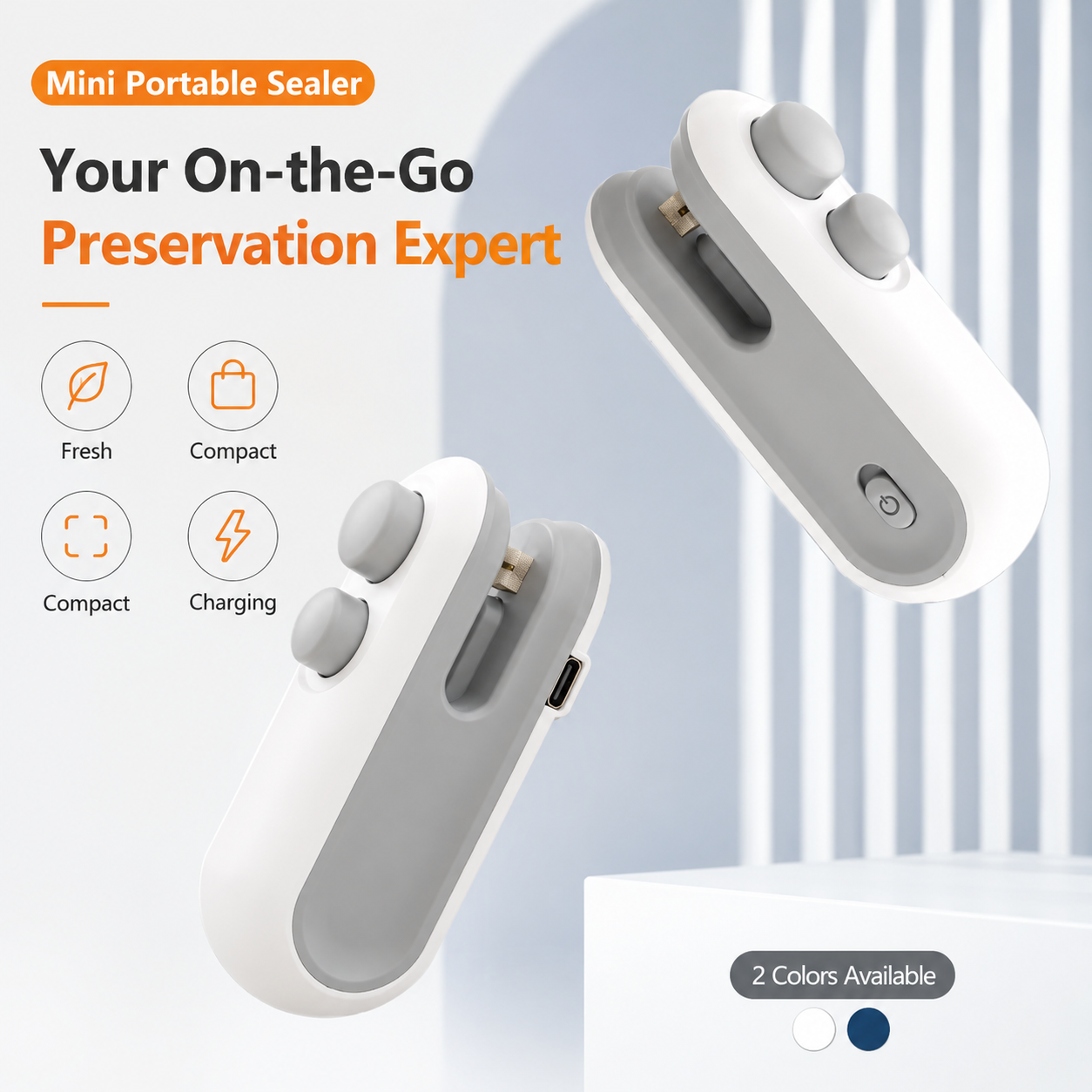 2-in-1 Mini Heat Sealer & Cutter | Limited Time 50% OFF