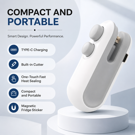 2-in-1 Mini Heat Sealer & Cutter | Limited Time 50% OFF