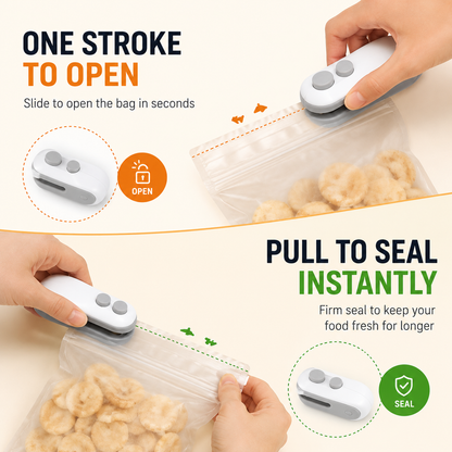 2-in-1 Mini Heat Sealer & Cutter | Limited Time 50% OFF